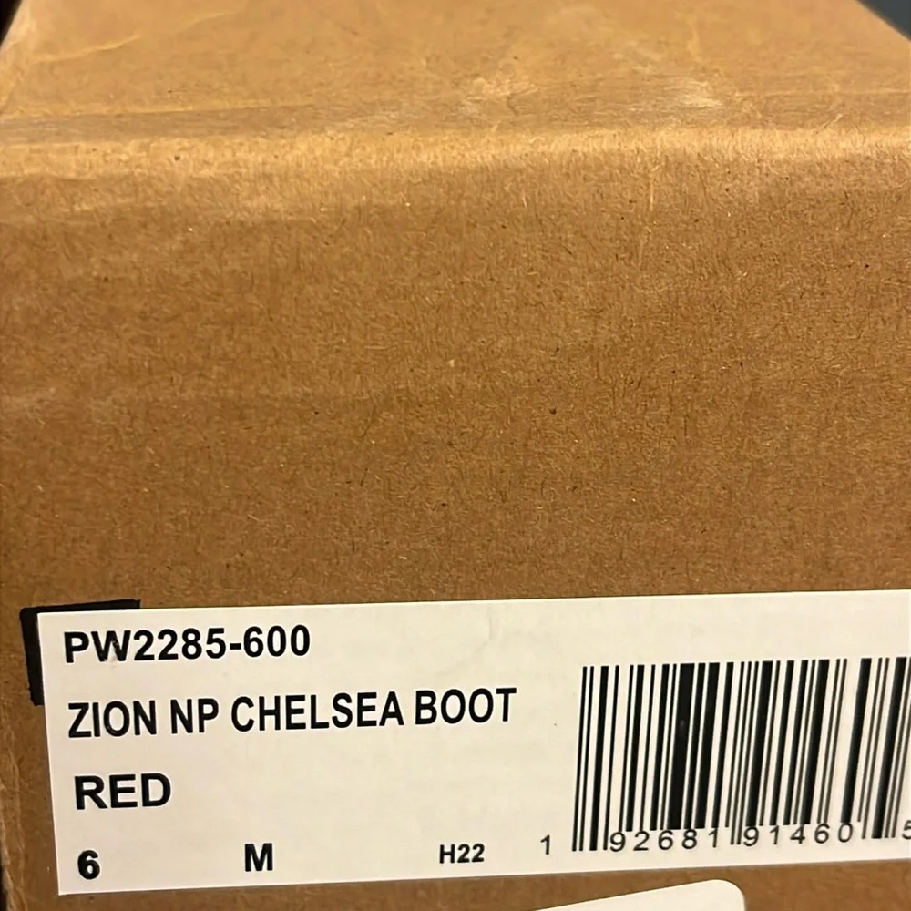 Pendleton Zion National Park Chelsea Rain Boots new red Women’s Size 6